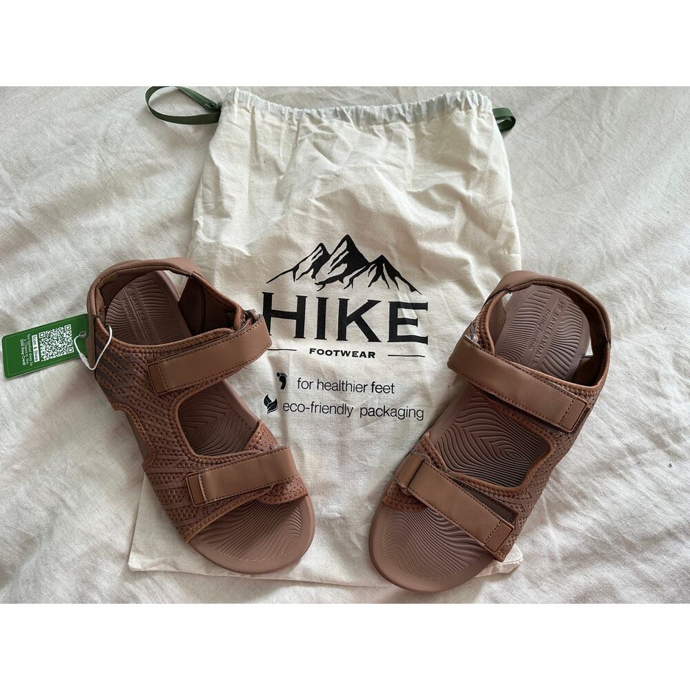 Hike Footwear Healthy Freedom (HF) Sandals Brown Strappy UNISEX